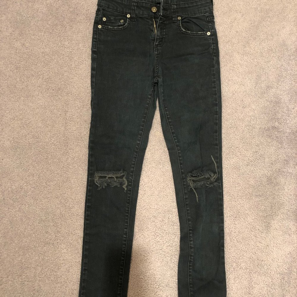 CARMAR Dark Denim Ripped Jeans